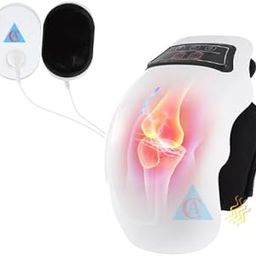 CA Knee Massager for Joint Pain Relief with Heat, Rechargeable Red Light Vibration Knee Arthritis Massage Physiotherapy Machine for Women, Elder Age, Men-image-41