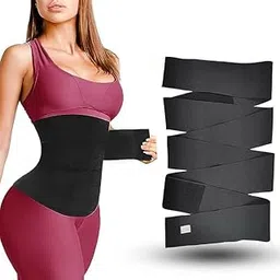 Slim Belt for Women Belly Fat Elastic Waist Shaper for Weight and Flat Belly Tummy Reduction Belt for After Delivery Slimming Tummy Fat Waist Shape Wear and Hips Trainer Slim Stomach-image-30