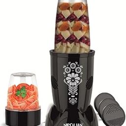 NIPOLIAN TurboBlend 450 W Juicer Mixer Grinder (Nutri Powerful Blender for Smoothies, Juices | 2 Jars | Black)-picture-17