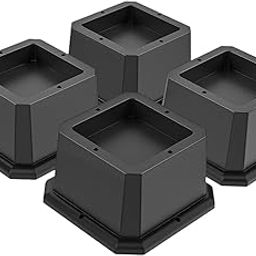 4Pcs Bed Risers for Platform Bed Frame Floor Protector for Table Couch Sofa 2 Inch-30