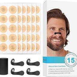 VELART Magnetic Nasal Strips Kit (15 Pairs/30 Pcs) with Anti-Snoring Nose Clips & Tool | Enhance Oxygen Intake, Improve Nasal Breathing & Sleep Quality | Comfortable, Skin-Safe & Sweat Resistant Snore Stopper for Men & Women-image-19