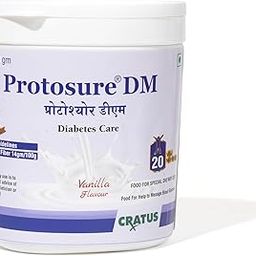 Cratus Protosure DM Formulated To Support Diabetic Individuals | May Help Improve Insulin Sensitivity | Enriched With Essential Vitamins And Minerals | High In Fiber Contains Whey Protein Concentrate-image-93