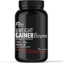 Urjiva Nutrition Best Weight Gainer With Enzyme Chocolate Flavour | High Protein | Mass Gainer | (1.5kg, Chocolate)-image-7