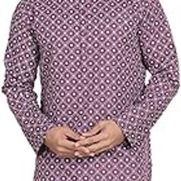 jompers Men's Cotton Regular Fit Geometric Printed Kurtas.-picture-40