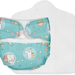 SuperBottoms Newborn UNO Premium Cloth Diaper with Insert (0 to 3m) | Washable & Reusable Diaper with Organic Cotton Pad | Superior Absorption | Waterproof | SuperDryFeel™ Layer | Super Soft & Gentle-19