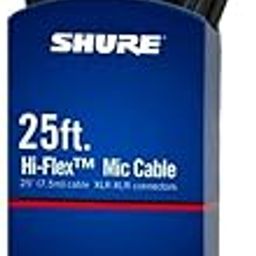 Shure C25J 25-Feet Hi-Flex Cable, Chrome XLR Connectors-22