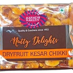 Karachi Bakery Kesar Chikki, Dry Fruit, 100g-28