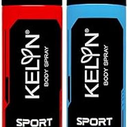 KELYN Unisex Perfume Body Spray Sports Deodorant Long Lasting Fragrance Luxury Perfume Gift Set For Couple (Pack Of 2, 150ml each)-7