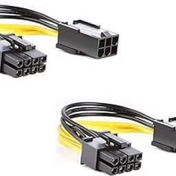 AdzMozi® 6-Pin to 8-Pin Pcie Adapter Cable, 6-pin to 8-pin PCIe Express Power Adapter Cable Suitable for Connecting PCI-X Card from ATI and NVIDIA for Video Card (Pack of 2)-13
