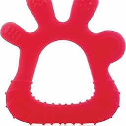 BeeBaby Finger Shape Soft Silicone Teether for 6+ Months with Carry Case, BPA Free Teething Toy for Babies with Textured Surface for Soothing Gums. 100% Food Grade (Finger - Pink)-19