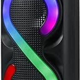 MZ M50VP Portable Karaoke Speaker - Multicolor | with Dynamic Thunder Sound | Comes Up with Wired Mic | for Home and Outdoor Parties-12