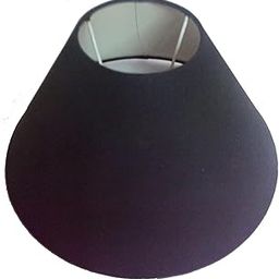 A.J Handicraft Round Plain Black Lamp Shade for Table Lamp-9