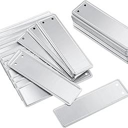 300 Pieces Metal Plant Labels Double Sided Metal Plant Tags Waterproof Aluminum Label Tag with Wires for Indoor Outdoor Gardening Nursery Supplies-12