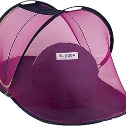 AL-UQBA Mosquito Net for Single Bed Size (6.5 ft) Foldable :: Polyester Quality (Pink)-image-61