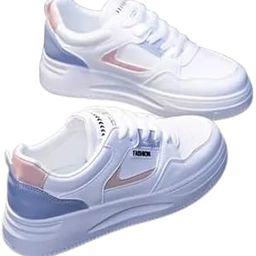 Classic White Women’s Sneakers – Synthetic Upper with Lightweight Airmix Insole (White)-image-48