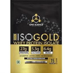 One Science Nutrition (OSN) 100% Iso Gold Whey Protein 1lbs [Grass Fed Whey]- 27g Protein, 5.3g Glutamine, 6.4g BCAA -Chocolate Charge-image-25