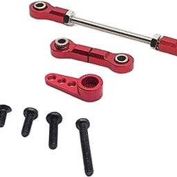 1/28 Rc Steering Pull Rod for Wl Toys K969 K979 Wl Toys K989 Rc Car Red-21