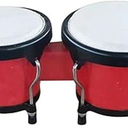 Drum Percussion Instruments Bongo Drum Set for Gifts Adults Beginners Red | Educational | Music & Art-image-49