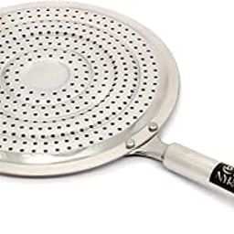 Nyra® Stainless Steel Multi- purposeRound Roaster Plate/Chapati Toast Grill/Gas Stove Barbeque-image-41