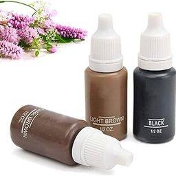 Permanent Makeup Micro pigments Tattoo Ink Cosmetic 15ml Kit for Tattoo Eyebrow Lip Make-up || Color Dark Brown ||-52