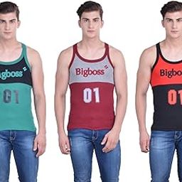Men's Solid Regular Fit Gym Vest-image-82