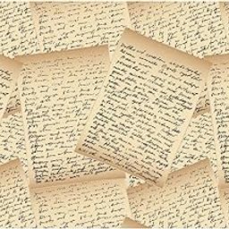 ArtzFolio Vintage Handwriting Letter | Art & Craft Gift Wrapping Paper Sheet | Plain & Smooth Effect | 19 x 13 inch (48 x 33 cms); Set of 5 Sheets-image-40