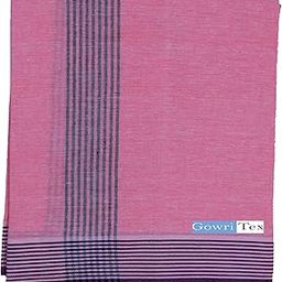 100% Pure Cotton Mens Colour Border Single Dhoti Pack Of 1 (2 mtrs)-image-40