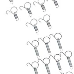 BNF® 20 Packs Elastic Metal Cage Door Springss Hook for Rabbit Cage|Pet Supplies | Small Animal Supplies | Feeding & Watering|10 Pieces Springss Hooks(Small) 10 Pieces Springss Hooks(Large)-image-90