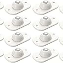 Abaodam - Universal Wheel Storage Box, 24 Pack, Heavy Duty Storage Wheels, Miniature Adhesive Wheels, Adhesive Wheels, Adhesive Storage Cases-16