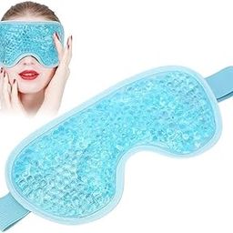 JAMBUVANTI (1Pcs) Cooling Gel Eye Mask, Reusable Gel Beads Eye Mask For Hot Cold Therapy for Dark Circles, Dry Eyes, Patches, Swelling & Redness Sleeping for Women & Men.-image-8