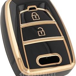 SHOPOFLUX TPU Key Cover Compatible with i10 Grand | Santro | Eon - Black, Pack of 1-image-56