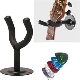 Boombox Guitar Hanger Wall Mount Guitar Stand with Screws, Picks for Acoustic Guitar Wall Hanger (Used for: Acoustic Guitar-image-21