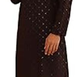 (Since 1958 Men's Cotton Gold Embroidered Sequinned Kurta With white churidar Pyjama-picture-23