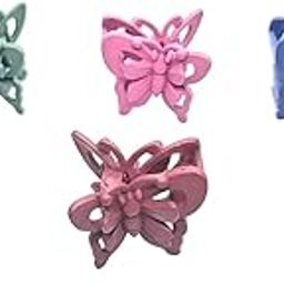 Matte Finish Butterfly Hair Claw Clips for Women & Girls | Stylish Hair Clips for Daily Use (Pack of 6)-1
