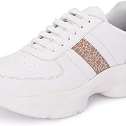 Women's White Sneaker| Women Casual Shoes | Sneakers for Daily Use and Casual Outfits |Running Shoes Ultra Lightweight Shoes |Fashion Footwear |Slip-Resistance |Soft Cushioned Insole (7344)-image-61