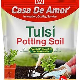 Casa De Amor Special Organic Tulsi Plant Potting Soil, Purely Veg Ingredients (5 Kg)-image-16