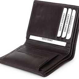 Men's Compact PU Leather Wallet | Unique Design with 3 Card Slots, 2 Currency Compartments & 1 Coin Pocket (Brown)-picture-28