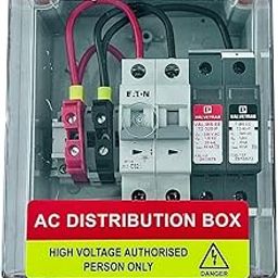 ACDB Single Phase with Inbuilt EATON AC MCB 32A & Phoenix contact AC SPD 320V Optimal Protection for 1-5kW (AC Distribution Box 32A EATON)-picture-13