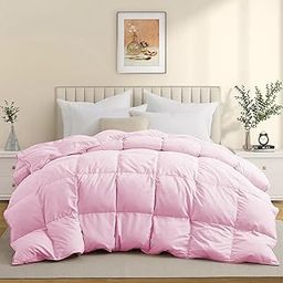 Heavy Winter 600 GSM Comforter Double Bed Size (90"X100") - 600 GSM Microfiber Super Soft Fluffy for Winter Comforter/Rajai/Duvet/Blanket Double Bed - Baby Pink Color-picture-11
