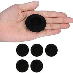 Pack of 6 Pieces (3 Pairs) Soft Sponge Black Cushion Foam for On Ear Headphones Cover for Protecting Ears and Gives Soft Good Sound Quality (55 mm Diameter)-image-52