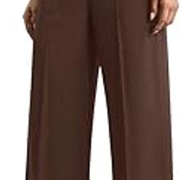 Women’s Regular Fit Trousers Brown – Trendy & Comfortable Casual Pants-image-34
