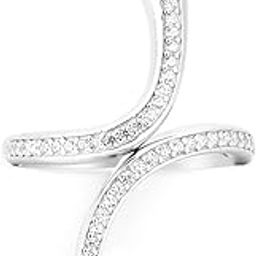 Pure 925 Sterling Silver Green Eye Snake Zircon Ring | Gift for Women Girls Wife Girlfriend | Swiss Zircon Snake Ring-image-5