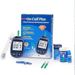 On Call Glucometer Kit with 50 Vial Strips | Blood Glucose Test Kit Combo Pack | Easy & Accurate Sugar Monitoring-3