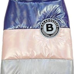 CALANDIS® Pet Bulldog Dog Puppy Winter Warm Vest Coat Jacket Clothes Cozy Cold Weather Pink_L | Pet Supplies | Dog Supplies | Clothing & Shoes-image-7