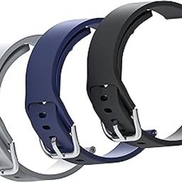 Sounce Silicone 19mm Replacement Band Strap with Metal Buckle Compatible with Fire-Boltt, boAt, Noise, Amazfit-11
