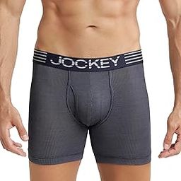 MM06 Men's Microfiber Mesh Elastane Stretch Active Wear Sports Boxer Brief with Stay Dry Technology-47