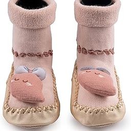 Kids Baby Anti-Skid Soft Socks Shoes for Girls Boys Breathable Cotton Casual First Walking Shoes for Unisex Toddler Knit Ankle Socks Botties-image-93