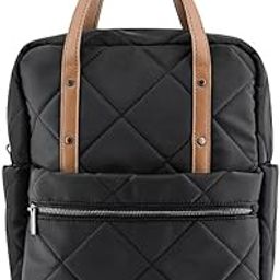 Casual Laptop Backpack for Girls | Nylon Women's Handbags | Laptop Compatible upto 14" | Space for 2 Bottle Holder| Ladies Purse Handbag | Laptop Backpack for Casual Carry-image-50