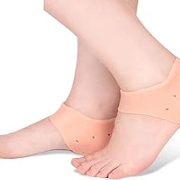 Silicon Heel Pad For Women Pain Relief, Heel Protector For Women, Heel Pain Relief Products For Man & Women, Anti Crack Heel Socks, Silicon Gel Heel Pad For Men & Women (Half Heel 1 Pair),Skin-image-42