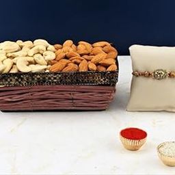 SFU E Com Dry Fruit Hamper For Rakshabandhan Gift | Dry Fruit And Rakhi For Brother | Dry Fruit Basket Hamper | 11-96